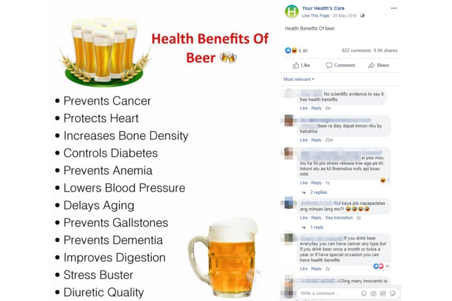 health benefits of beer