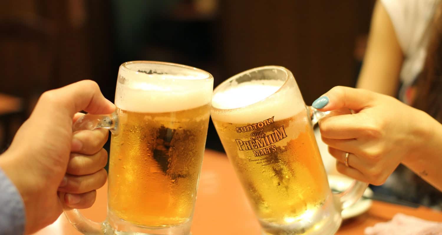 relish and enjoy beer