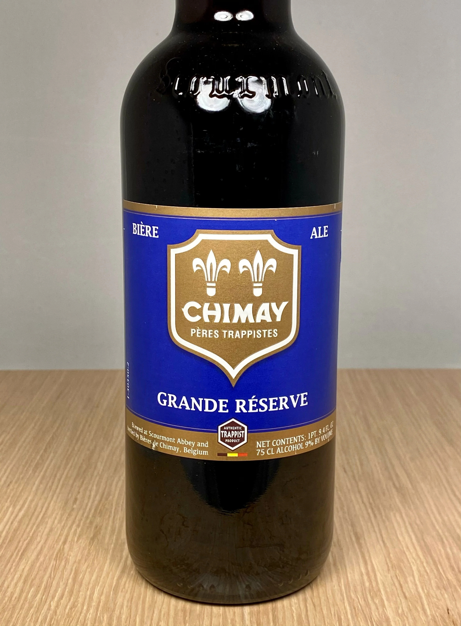 chimay blue grand reserve beer